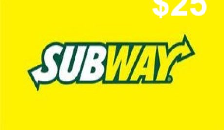 Subway $25 Gift Card US