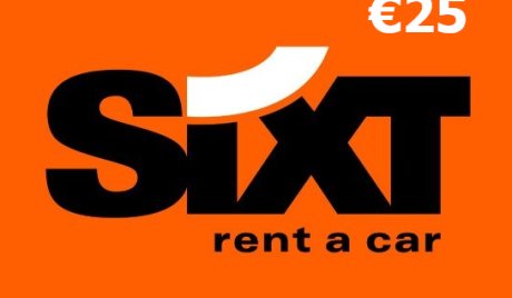 Sixt EUR 25 Gift Card DE