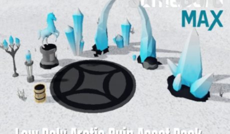 GameGuru MAX - Low Poly Asset Pack - Arctic Ruins DLC PC Steam CD Key