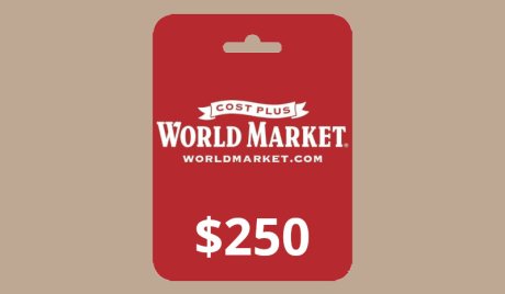 Cost Plus World Market USD 250 Gift Card US