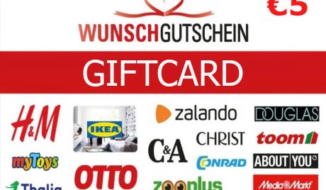 Wunschgutschein EUR 5 Gift Card DE