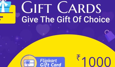 Flipkart INR 1000 Gift Card IN