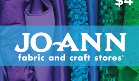JoAnn Fabrics $4 Gift Card US