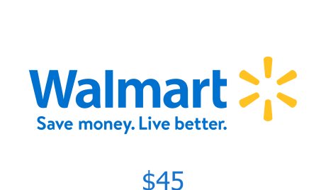 Walmart $45 Gift Card CA