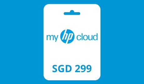 myHPcloud Cloud Storage SGD 299 Gift Card SG