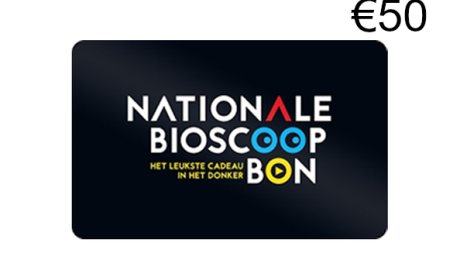 Nationale Bioscoopbon €50 Gift Card NL