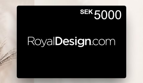 Royal Design 5000 SEK Gift Card SE