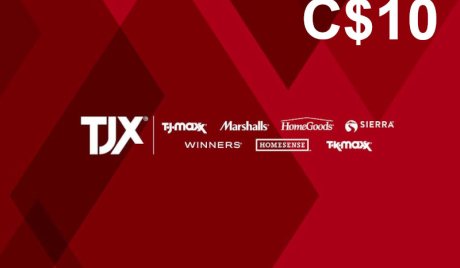 TJX C$10 Gift Card CA