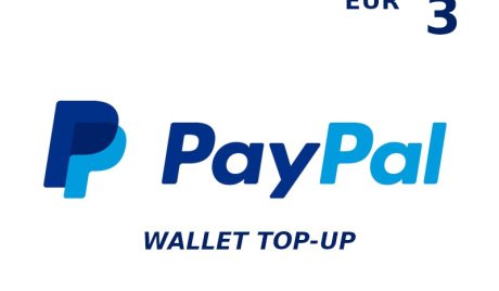 PayPal Wallet 3 EUR Top Up