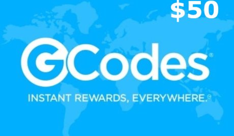 GCodes® Global Retail $50 Gift Card US