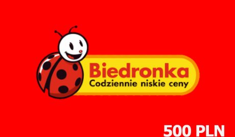 Biedronka PLN 500 Gift Card PL