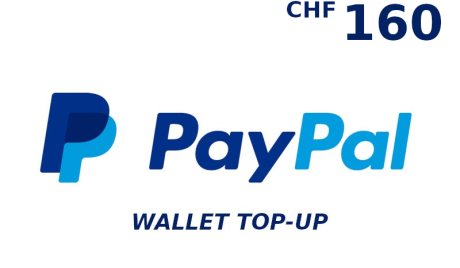PayPal Wallet CHF 160 Top Up