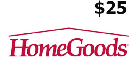 HomeGoods $25 Gift Card US