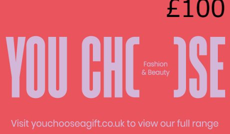 YouChoose Fashion & Beauty Digital GBP 100 Gift Card UK