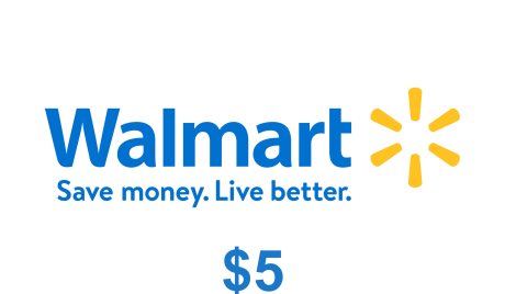 Walmart $5 Gift Card CA