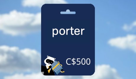 Porter Airlines CAD 500 Gift Card CA