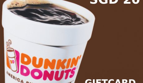 Dunkin Donuts SGD 20 Gift Card SG