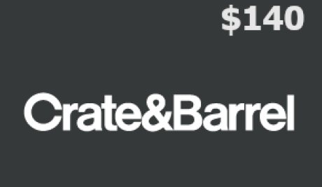 Crate and Barrel USD 140 Gift Card US