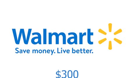 Walmart USD 300 Gift Card 