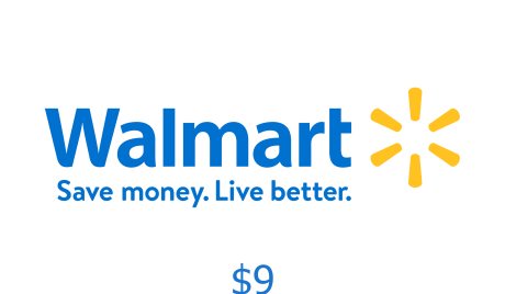 Walmart $9 Gift Card US