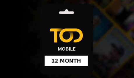 TOD TV Mobile 12 Month Subscription Key KW