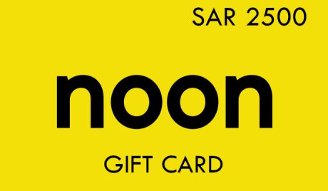 noon SAR 2500 Gift Card SA