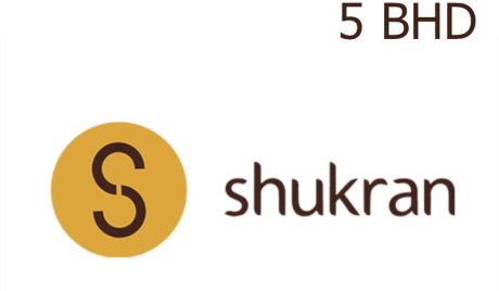 Shukran BHD 5 Gift Card BH