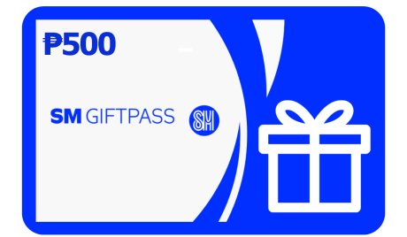 SM Gift Pass ₱500 Gift Card PH