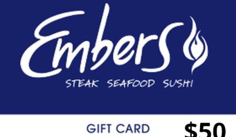 Embers Restaurant USD 50 Gift Card US