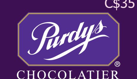Purdys Chocolatier C$35 Gift Card CA