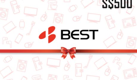 Best Denki S$500 Gift Card SG