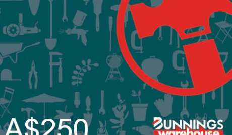 Bunnings Warehouse A$250 Gift Card AU