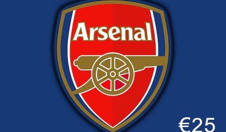 Arsenal F.C. €25 Gift Card ES