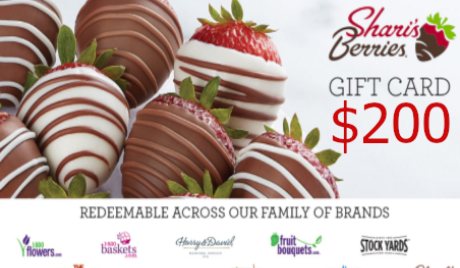 Shari's Berries USD 200 Gift Card US