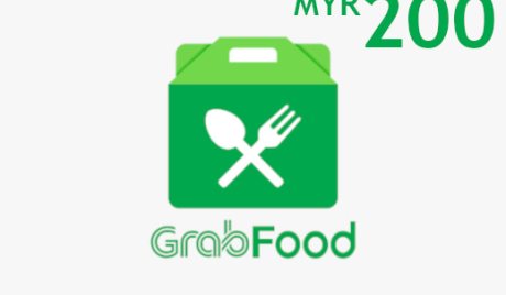 Grab Food MYR 200 Gift Card MY