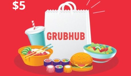 Grubhub USD 5 Gift Card US