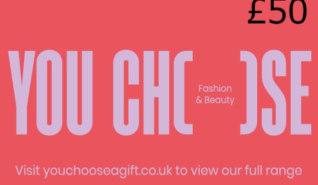 YouChoose Fashion & Beauty Digital GBP 50 Gift Card UK