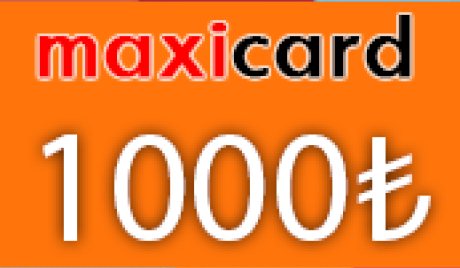 MaxiCard ₺1000 Wallet Card TR
