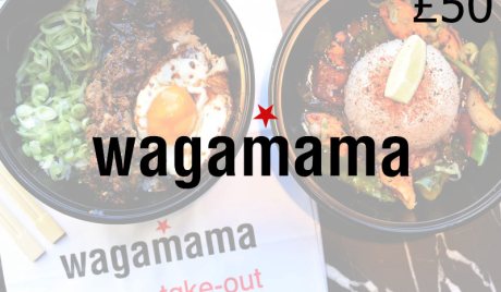 Wagamama GBP 50 Gift Card UK