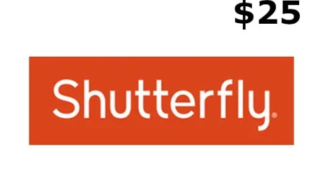 Shutterfly $25 Gift Card US
