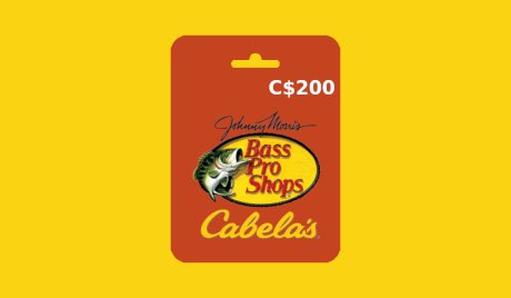 Bass Pro / Cabela's CAD 200 Gift Card CA
