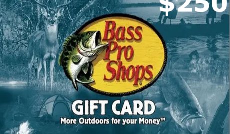 Bass Pro Shops $250 Gift Card US