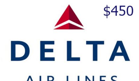 Delta Air Lines USD 450 Gift Card US