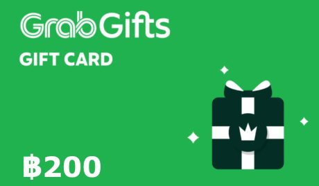 Grab ฿200 Gift Card TH