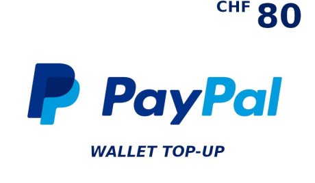 PayPal Wallet CHF 80 Top Up