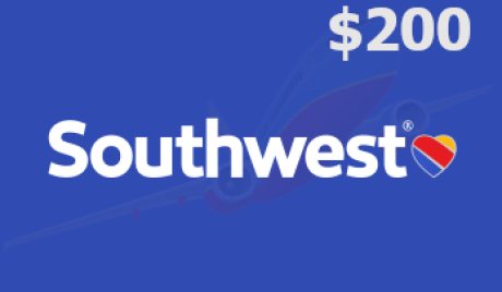 Southwest Airlines $200 Gift Card US