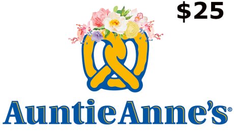 Auntie Anne's $25 Gift Card US