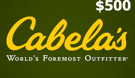 Cabelas C$500 Gift Card CA
