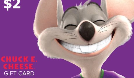 Chuck E. Cheese $2 Gift Card US