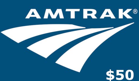 Amtrak $50 Gift Card US